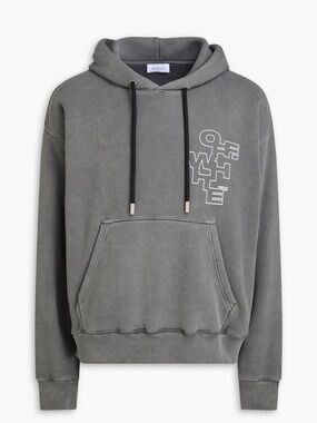 Off-White Logo Cotton Hoodie